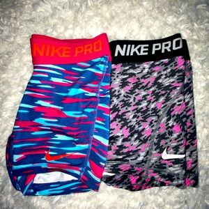 Nike pro girls drift shorts